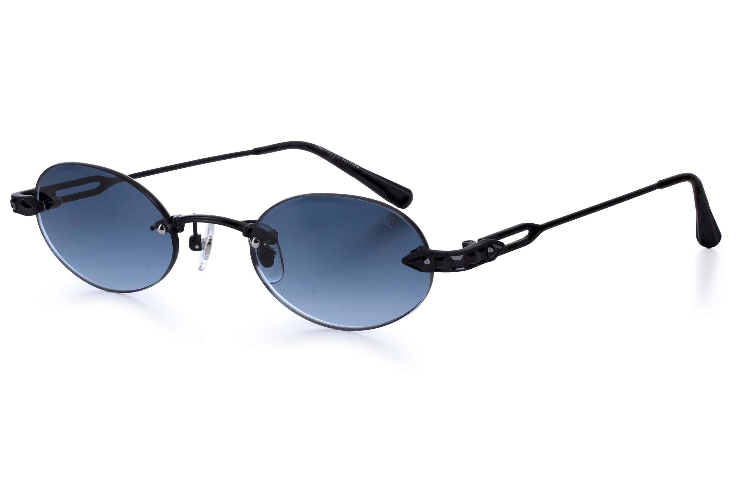 Black Gold - Jet Black Crystal - Black lenses