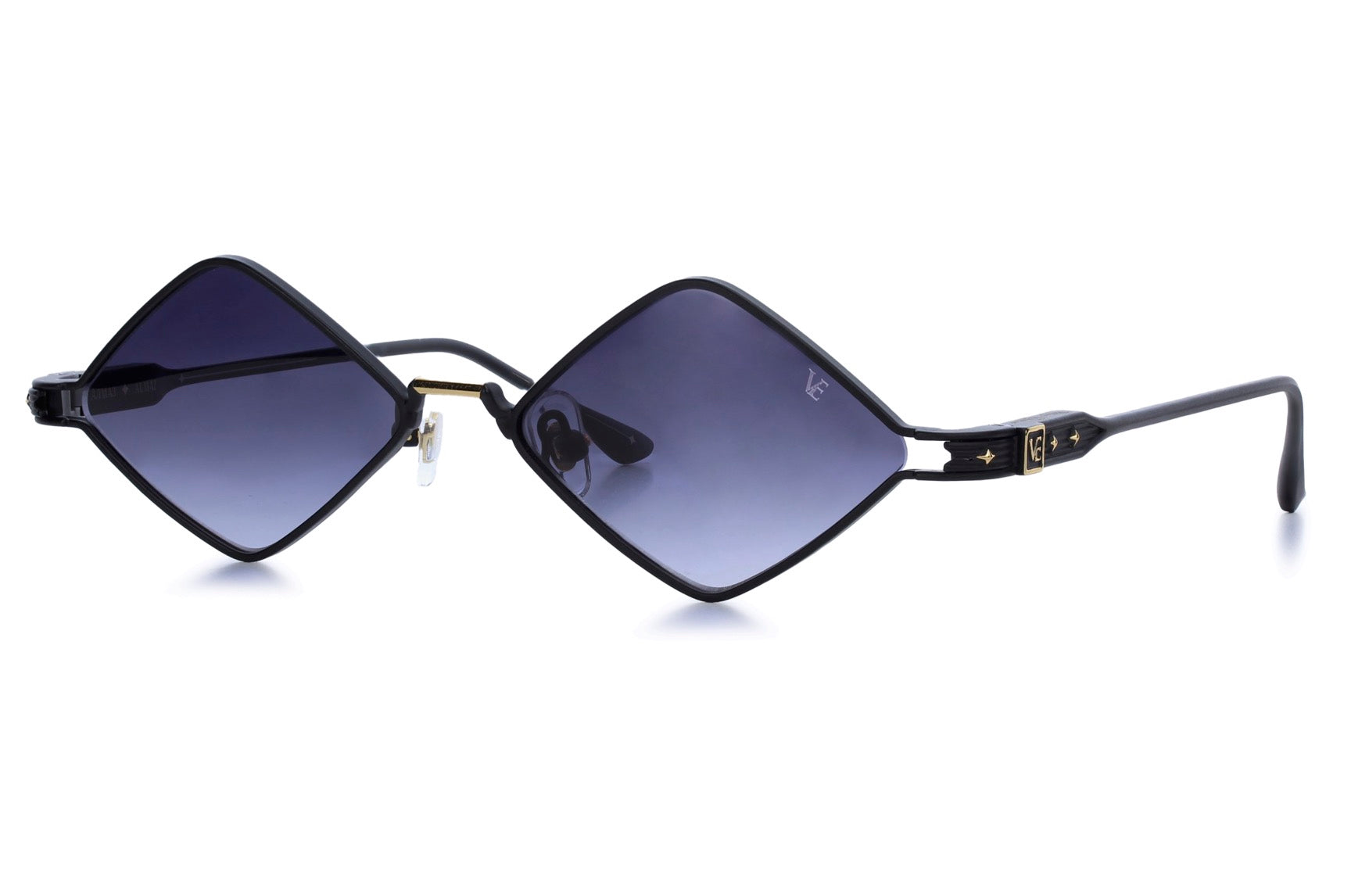 BLACK & YELLOW GOLD - GRADIENT BLACK LENSES