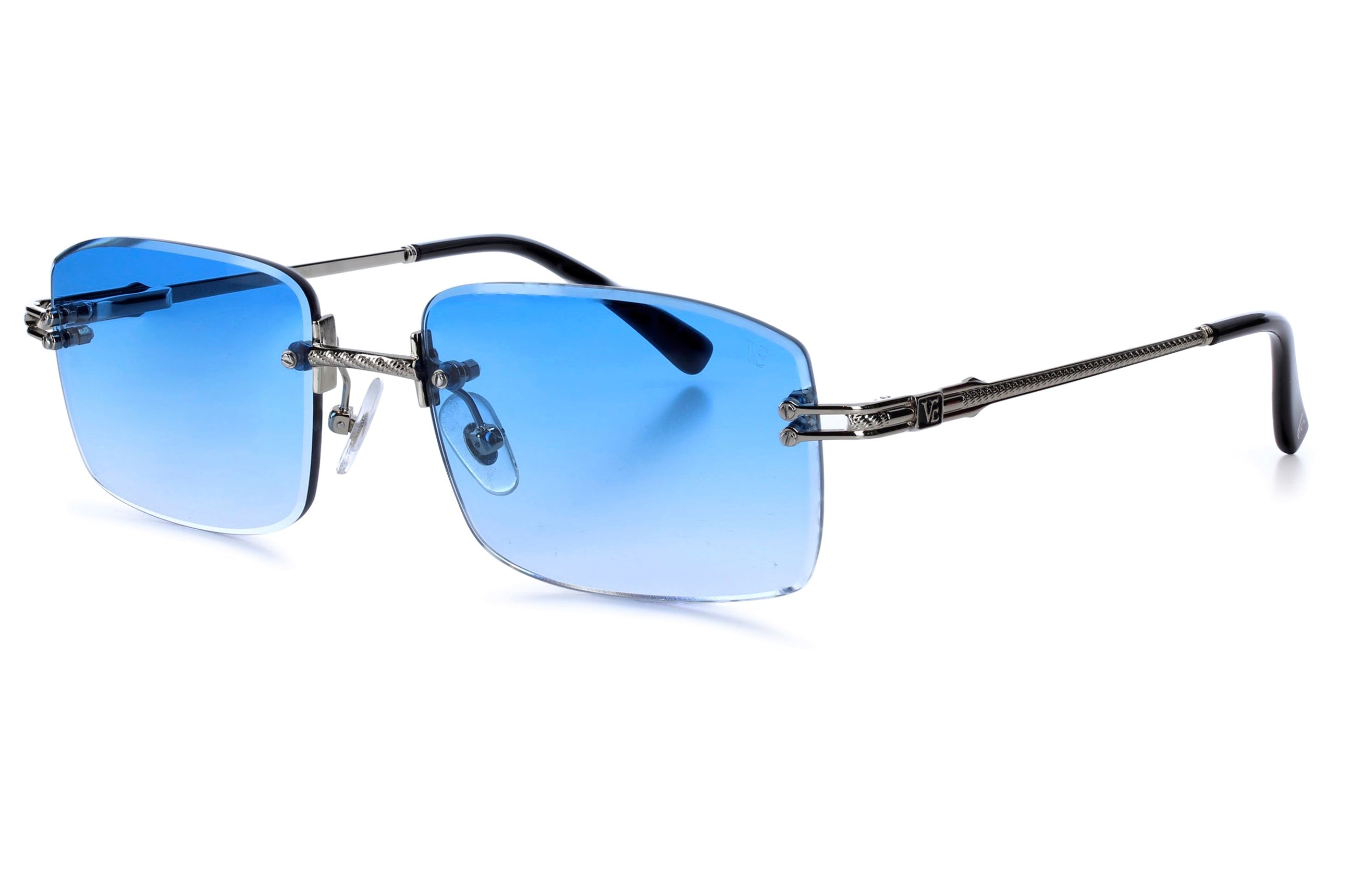 White Gold Blue Lenses