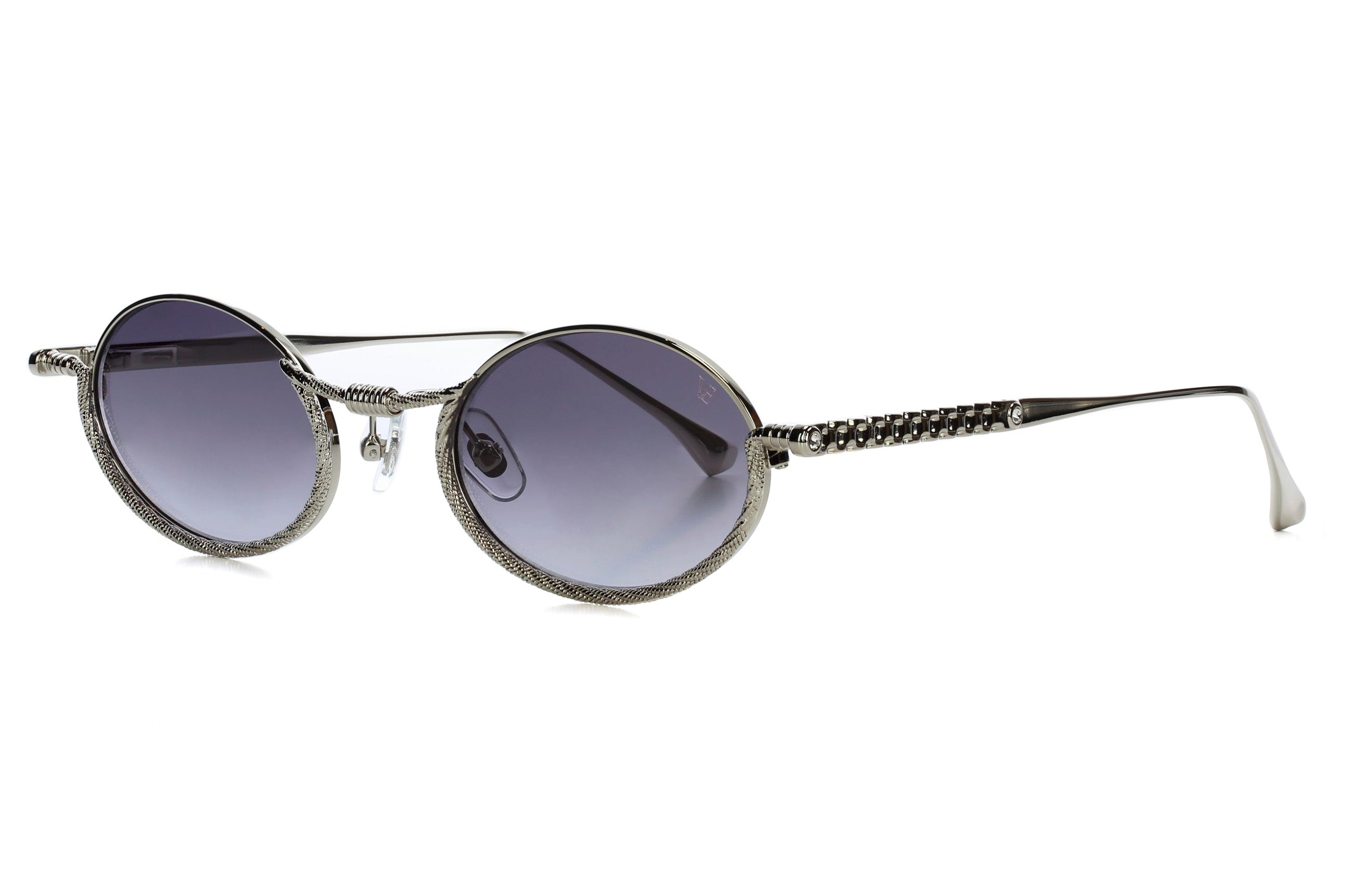 WHITE GOLD - BLACK LENSES