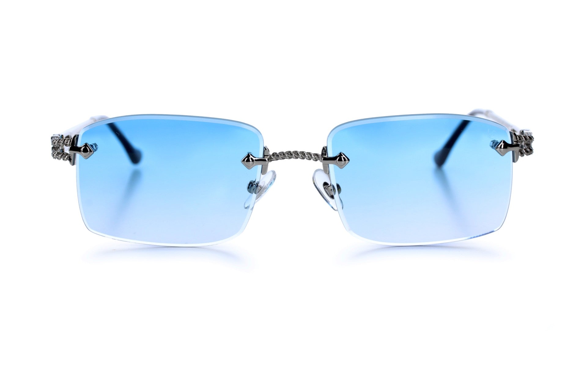 White Gold - Blue Lenses