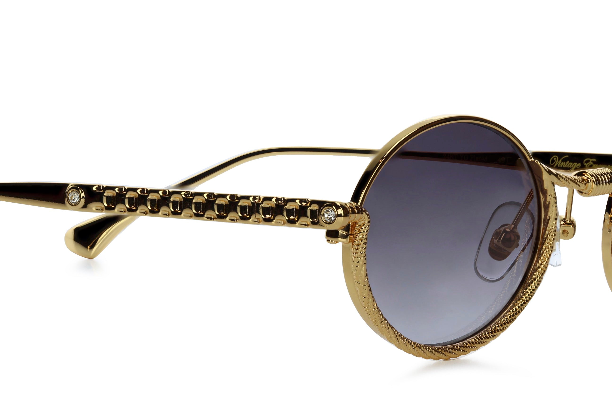 YELLOW GOLD - BLACK LENSES