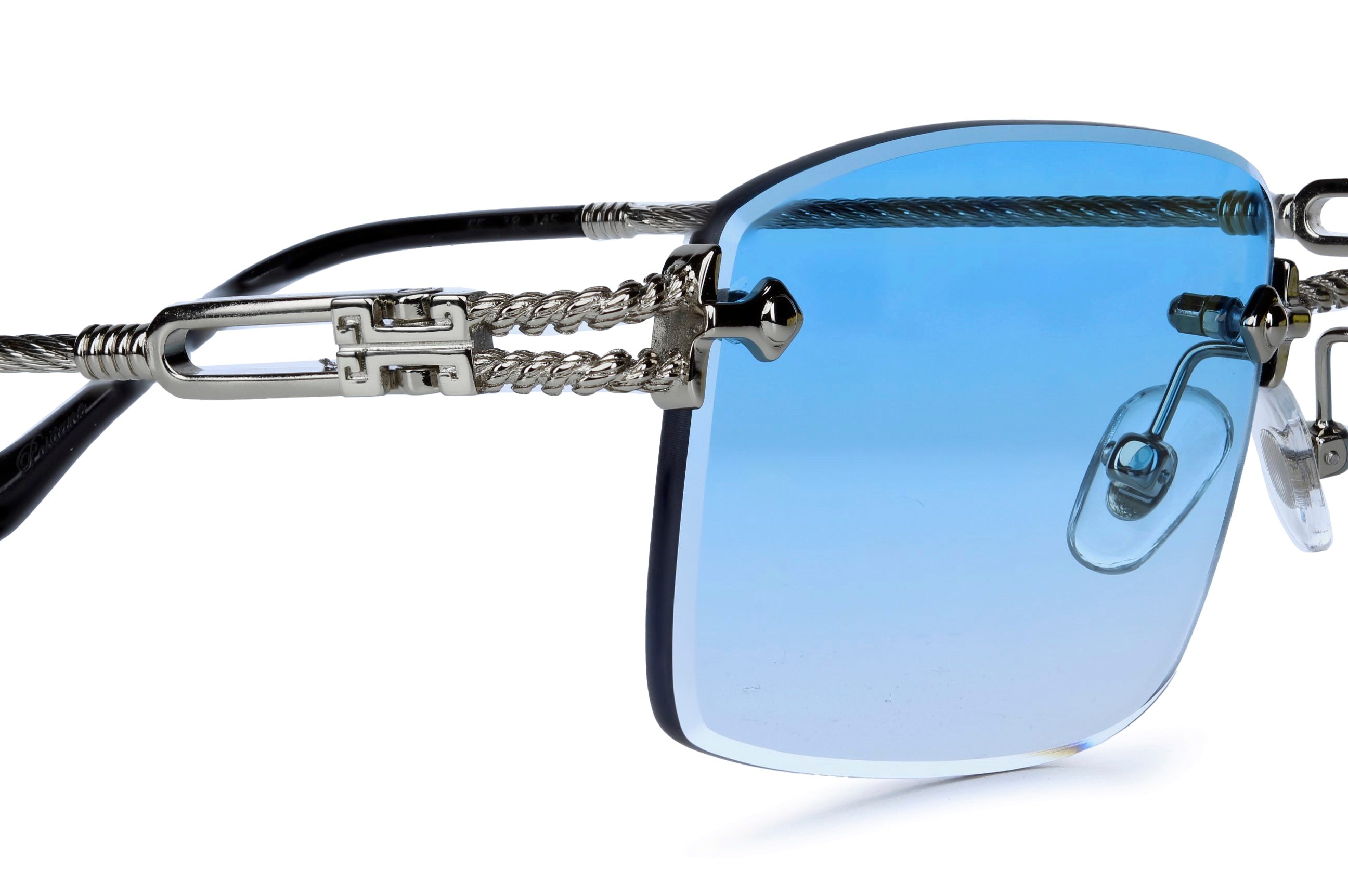 White Gold - Blue Lenses