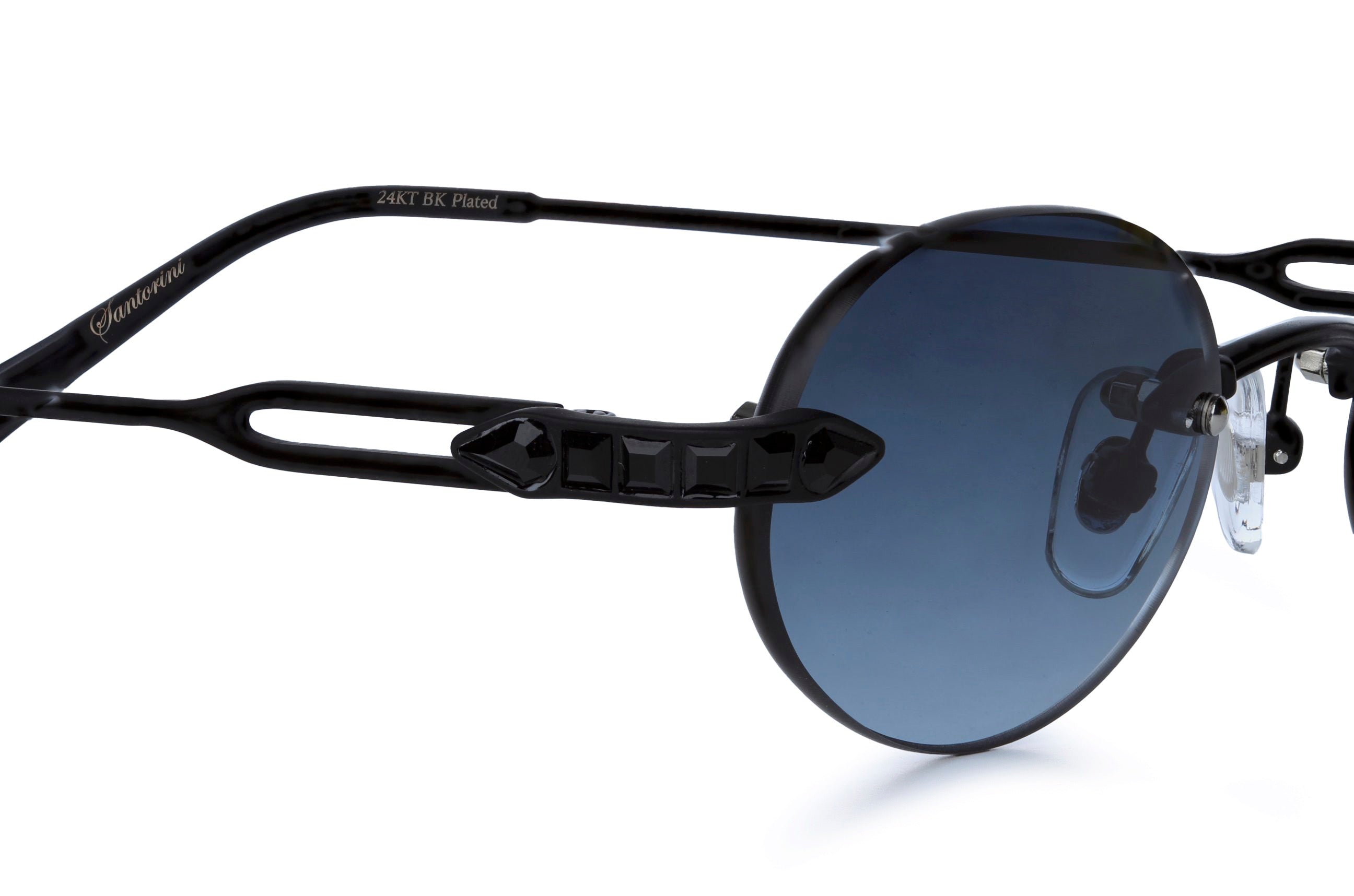 Black Gold - Jet Black Crystal - Black lenses