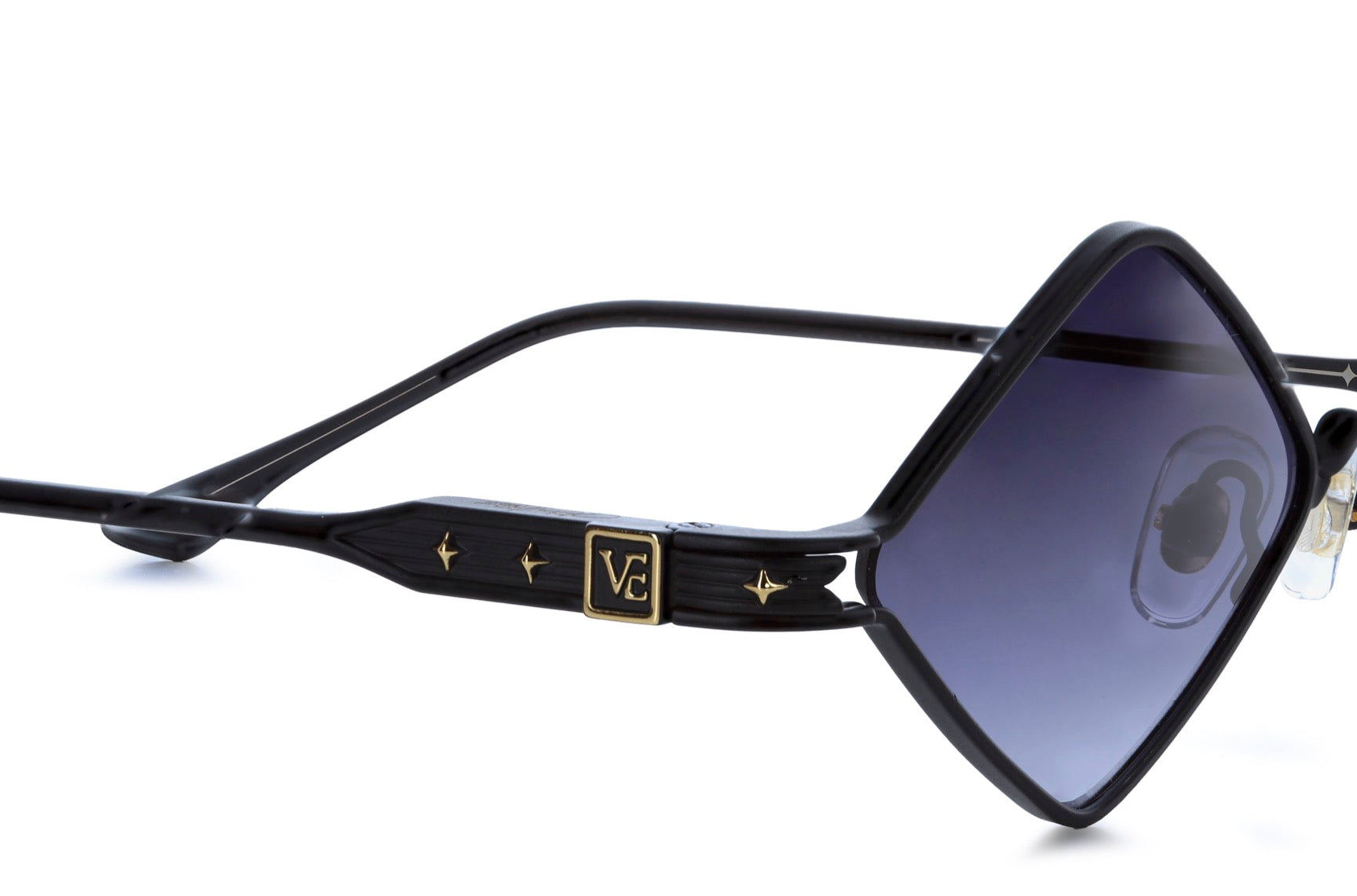 BLACK & YELLOW GOLD - GRADIENT BLACK LENSES