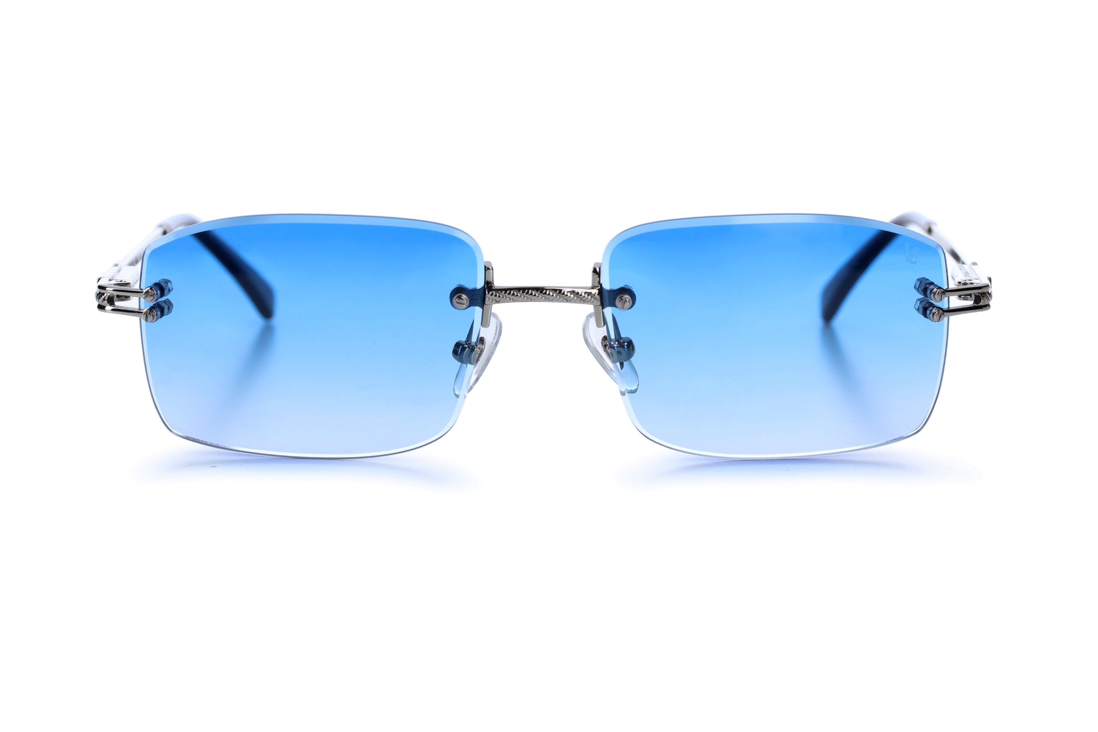 White Gold Blue Lenses