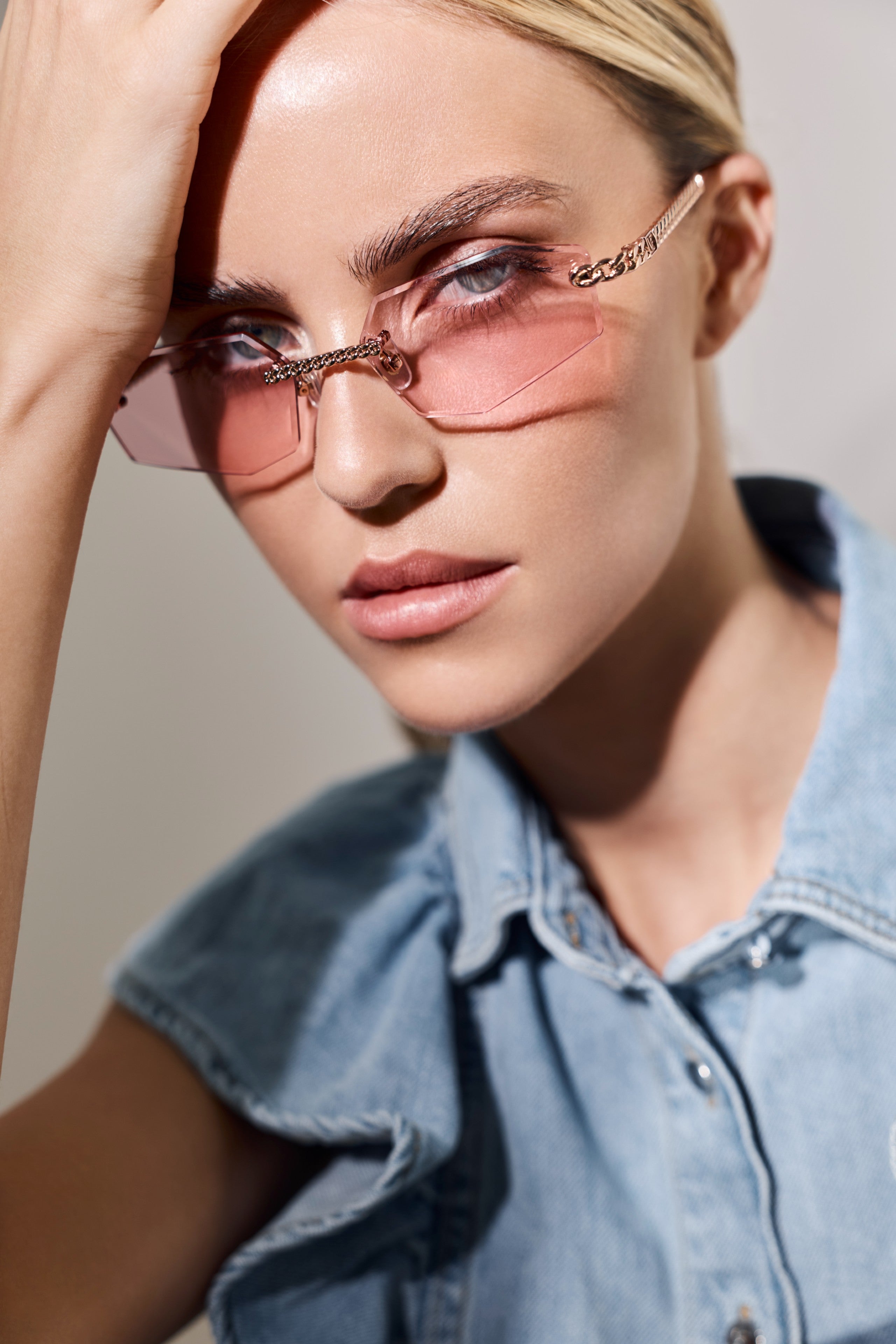 ROSE GOLD - PINK PHOTOCROMIC LENSES