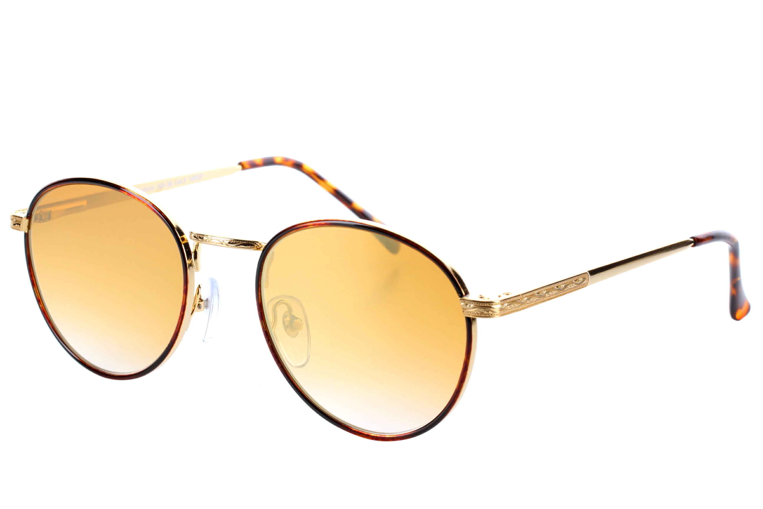 Enigma 340 Gold-Amber - 14 kt Gold Plated