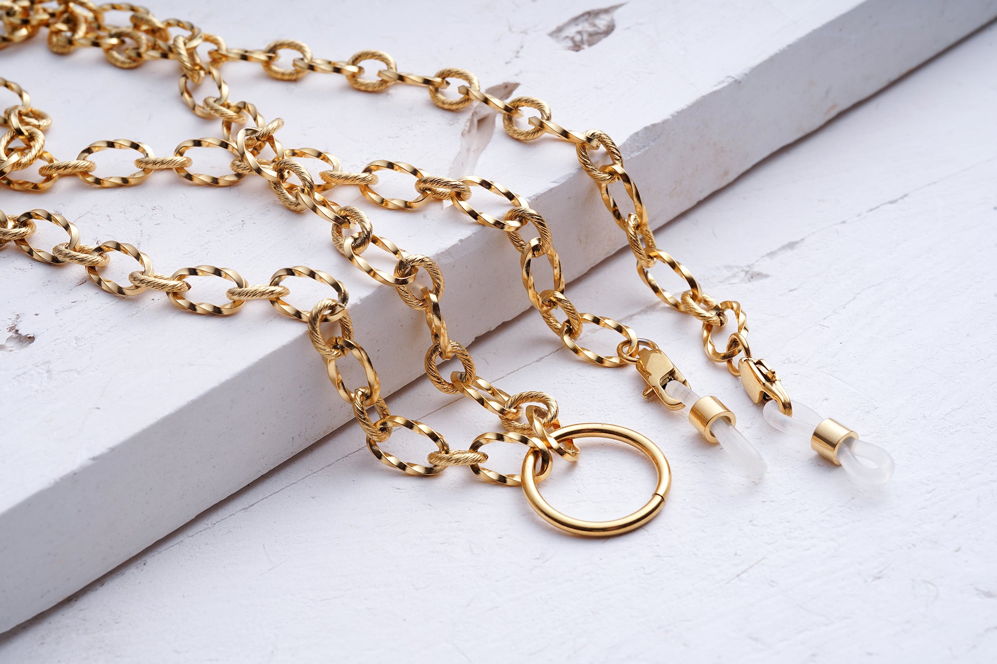 Twist Thread Chain 18KT Gold Plated