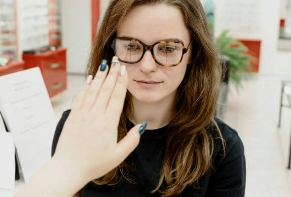 What are prism glasses