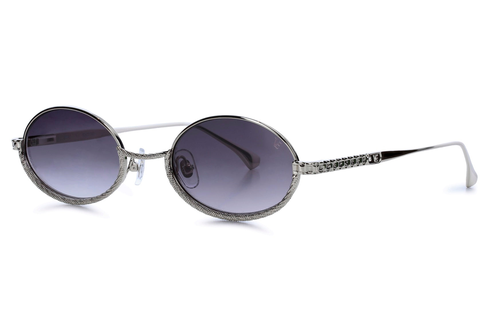 WHITE GOLD - GRADIENT BLACK LENSES