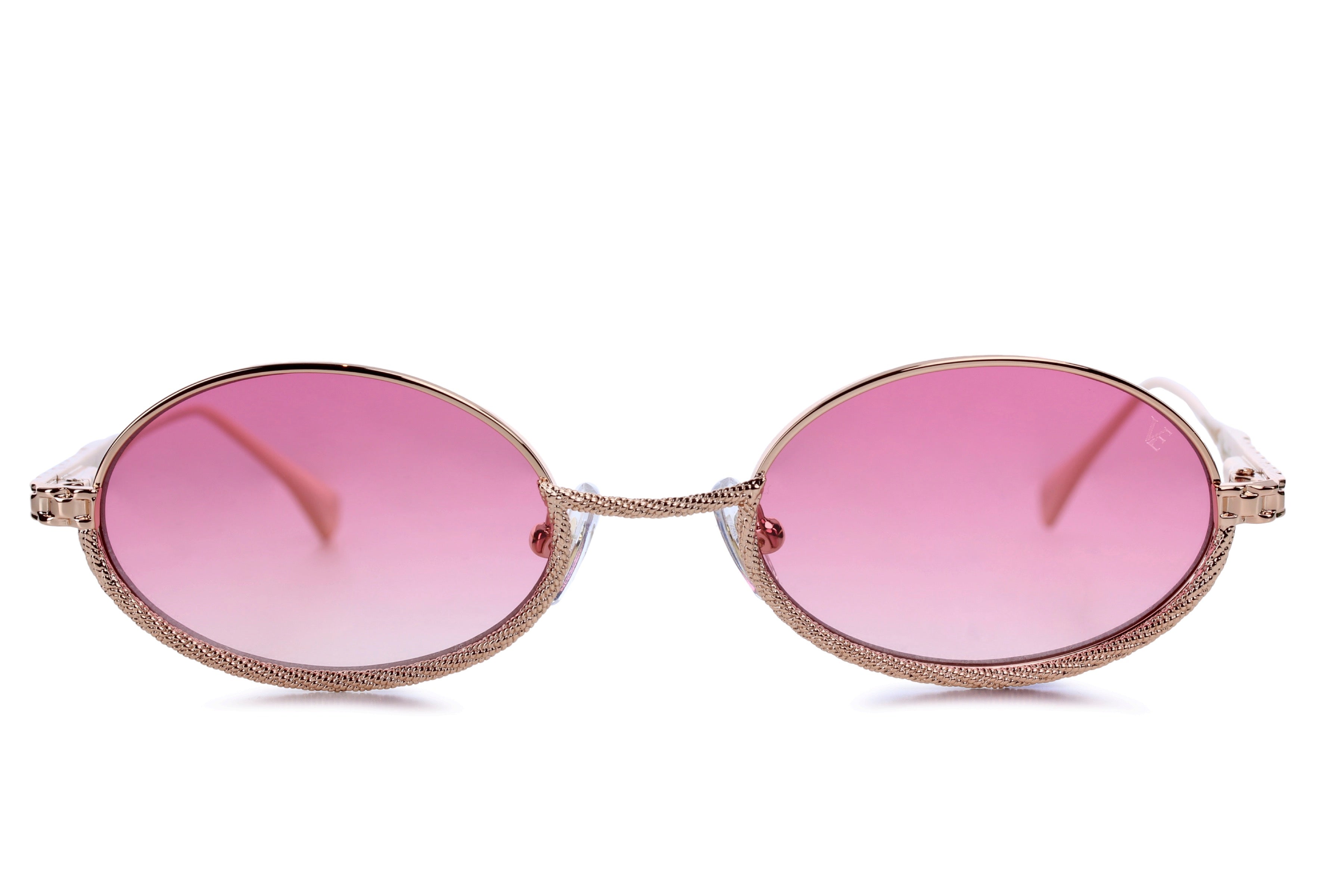 ROSE GOLD - GRADIENT PINK LENSES