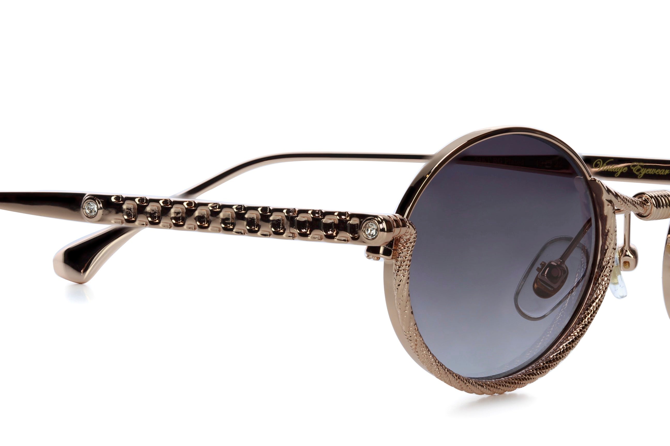 ROSE GOLD - BLACK LENSES