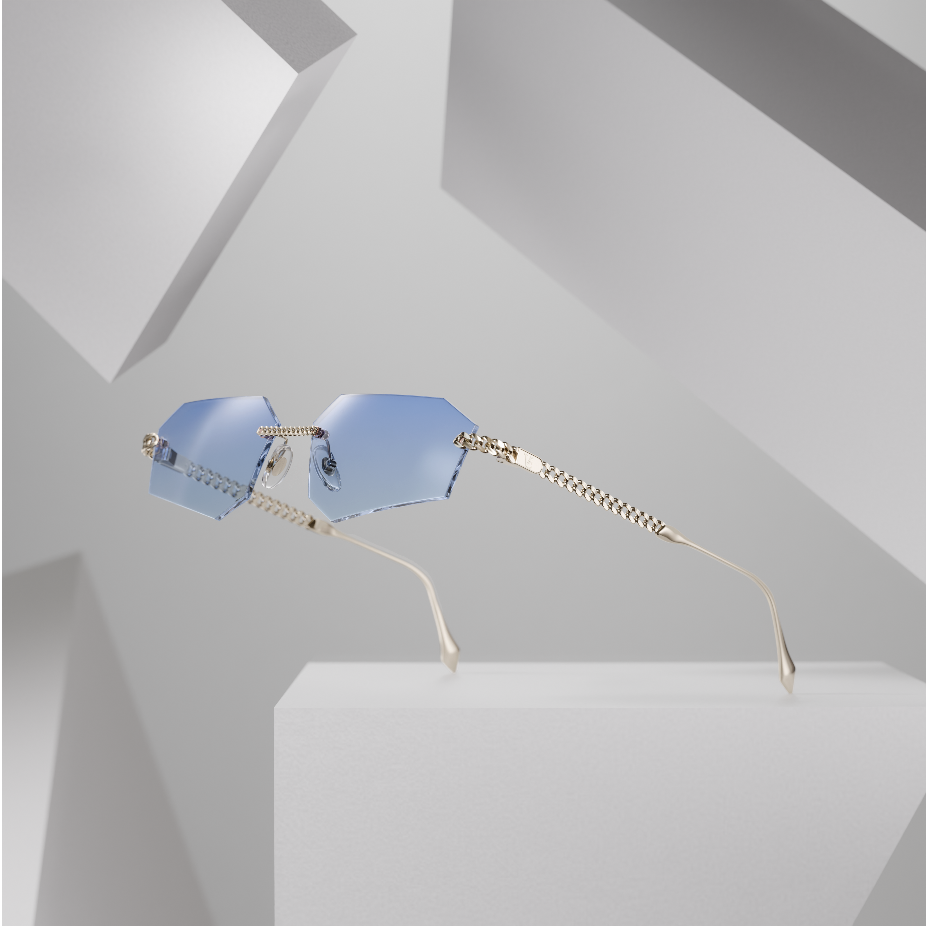 WHITE GOLD - GREY PHOTOCROMIC LENSENS